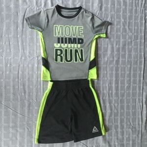 Reebok athletic t-shirt and shorts active toddler